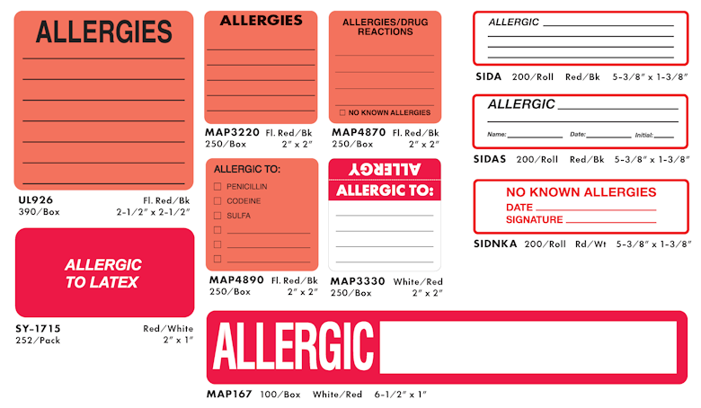 Alergic To Labels